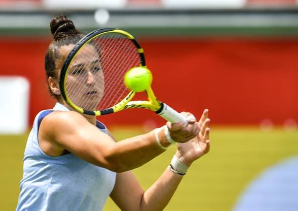 Tennis, ecotrans Ladies Open 2024 in Berlin 15.06.2024, xdanx, Sport Tennis, ecotrans Ladies Open 2024 in Berlin, v.l.Emina Bektas (USA) in Aktion. Berlin Steffi-Graf-Stadion Berlin Germany (DE) Copyright: xDanielxLakomskix