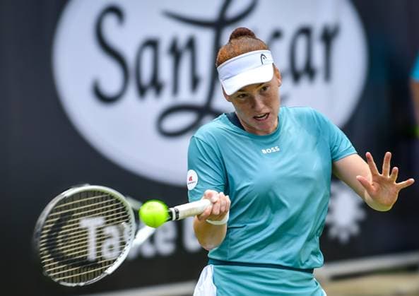 Tennis, ecotrans Ladies Open 2024 in Berlin 15.06.2024, xdanx, Sport Tennis, ecotrans Ladies Open 2024 in Berlin, v.l.Ella Seidel (GER) in Aktion. Berlin Steffi-Graf-Stadion Berlin Germany (DE) Copyright: xDanielxLakomskix