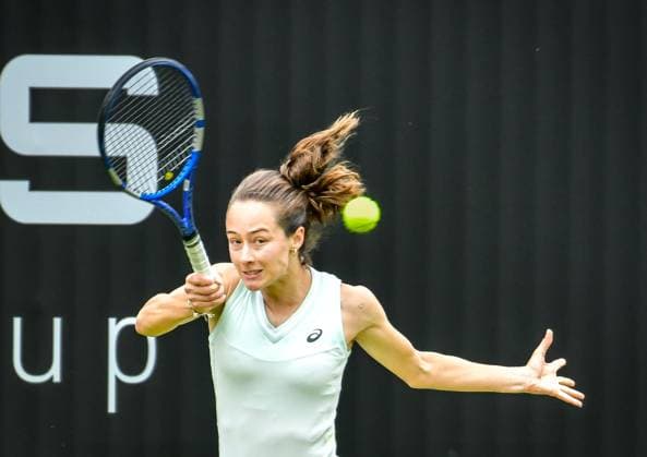 Tennis, ecotrans Ladies Open 2024 in Berlin 15.06.2024, xdanx, Sport Tennis, ecotrans Ladies Open 2024 in Berlin, v.l.Zeynep Soenmez (TUR) in Aktion. Berlin Steffi-Graf-Stadion Berlin Germany (DE) Copyright: xDanielxLakomskix