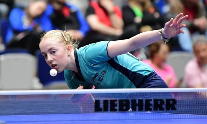 Sport Themen der Woche KW24 Sport Bilder des Tages Neumann_Josephina-ttc_berlin_eastside-DM_2024-Erfurt-4665 Deutsche Meisterschaften der Damen und Herren im Rahmen der Deutsche Tischtennis-Finals in der Messe Erfurt (13. bis 16. Juni). Im Rahmen der Finals finden auch die Deutschen Meisterschaften der Jugend U19 sowie U15 sowie der Leistungsklassen der Amateure statt. Erfurt Messe Erfurt Thüringen Deutschland *** Neumann Josephina ttc berlin eastside DM 2024 Erfurt 4665 German Womens and Mens Championships as part of the German Table Tennis Finals at Messe Erfurt 13 to 16 June The German Youth U19 and U15 Championships as well as the amateur performance classes will also be held as part of the Finals Erfurt Messe Erfurt Thuringia Germany