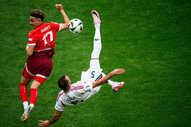 COLOGNE, GERMANY - 15 JUNE, 2024: Attila Fiola, The football match of EURO 2024 Hungary vs. Switzerland at Rhein Energie Stadion  Copyright: xVITALIIxKLIUIEVx