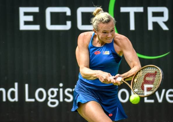 Tennis, ecotrans Ladies Open 2024 in Berlin 15.06.2024, xdanx, Sport Tennis, ecotrans Ladies Open 2024 in Berlin, v.l.Katerina Siniakova (CZE) in Aktion. Berlin Steffi-Graf-Stadion Berlin Germany (DE) Copyright: xDanielxLakomskix