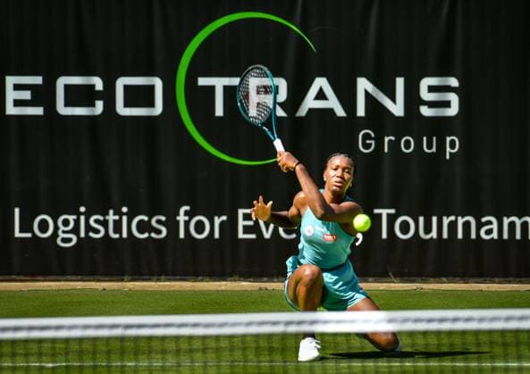 Tennis, ecotrans Ladies Open 2024 in Berlin 15.06.2024, xdanx, Sport Tennis, ecotrans Ladies Open 2024 in Berlin, v.l.Noma Noha Akugue (GER) in Aktion. Berlin Steffi-Graf-Stadion Berlin Germany (DE) Copyright: xDanielxLakomskix