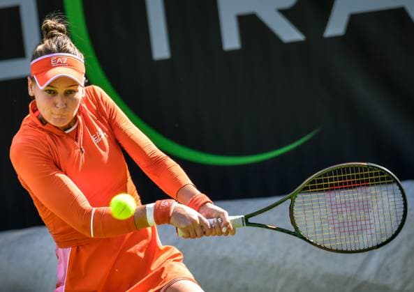 Tennis, ecotrans Ladies Open 2024 in Berlin 15.06.2024, xdanx, Sport Tennis, ecotrans Ladies Open 2024 in Berlin, v.l.Weronika Eduardowna Kudermetowa in Aktion. Berlin Steffi-Graf-Stadion Berlin Germany (DE) Copyright: xDanielxLakomskix