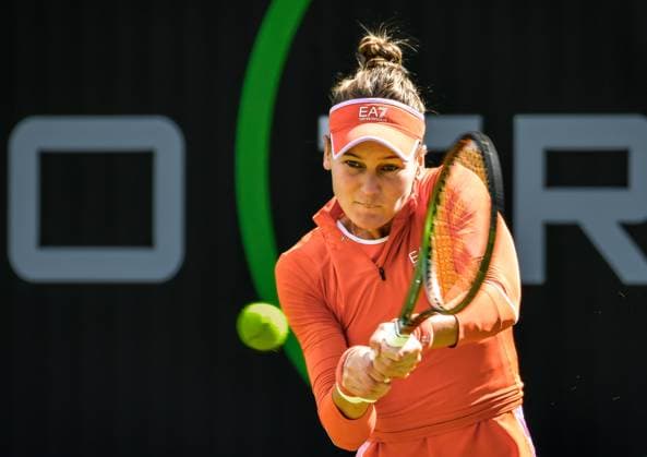 Tennis, ecotrans Ladies Open 2024 in Berlin 15.06.2024, xdanx, Sport Tennis, ecotrans Ladies Open 2024 in Berlin, v.l.Weronika Eduardowna Kudermetowa in Aktion. Berlin Steffi-Graf-Stadion Berlin Germany (DE) Copyright: xDanielxLakomskix