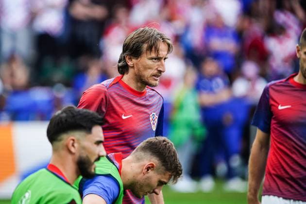 Luka Modric (Kroatien, 10) GER, Spanien vs. Kroatien, Fussball Europameisterschaft, UEFA EURO, EM, Europameisterschaft,Fussball 2024, Gruppe B, Spieltag 1, 15.06.2024 GER, Spanien vs. Kroatien, Fussball Europameisterschaft, UEFA Euro 2024, Gruppe B, Spieltag 1, 15.06.2024 Berlin Copyright: xEibner-Pressefoto MarcelxvonxFehrnx EP_MFN