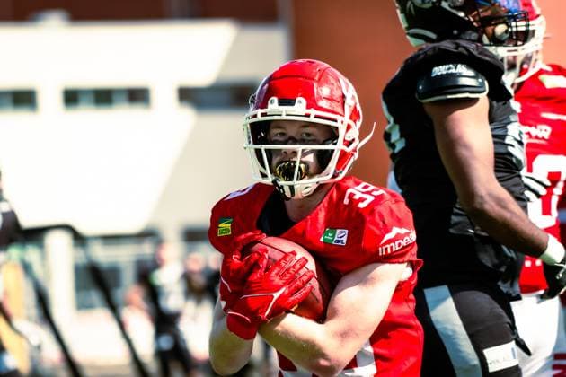 GFL German Football League; Potsdam Royals - Berlin Rebels; 15.06.2024 GFL German Football League; Potsdam Royals - Berlin Rebels Copyright: xBEAUTIFULxSPORTS NicolxMarschallx