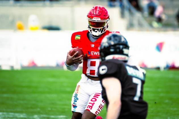 GFL German Football League; Potsdam Royals - Berlin Rebels; 15.06.2024 GFL German Football League; Potsdam Royals - Berlin Rebels Copyright: xBEAUTIFULxSPORTS NicolxMarschallx