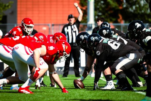 GFL German Football League; Potsdam Royals - Berlin Rebels; 15.06.2024 GFL German Football League; Potsdam Royals - Berlin Rebels Copyright: xBEAUTIFULxSPORTS NicolxMarschallx