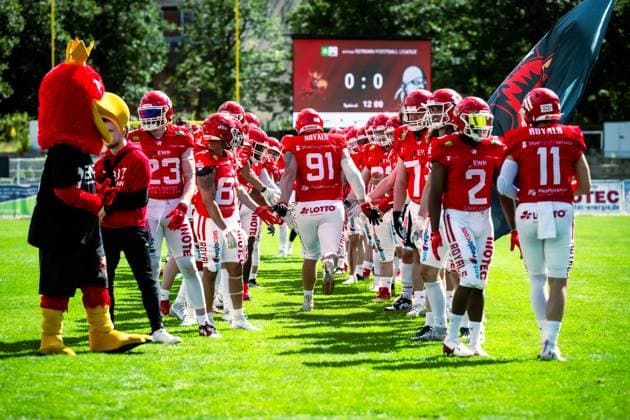 GFL German Football League; Potsdam Royals - Berlin Rebels; 15.06.2024 GFL German Football League; Potsdam Royals - Berlin Rebels Copyright: xBEAUTIFULxSPORTS NicolxMarschallx