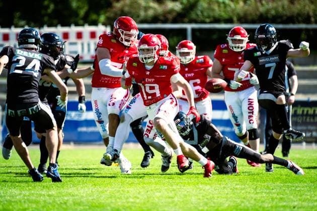 GFL German Football League; Potsdam Royals - Berlin Rebels; 15.06.2024 GFL German Football League; Potsdam Royals - Berlin Rebels Copyright: xBEAUTIFULxSPORTS NicolxMarschallx