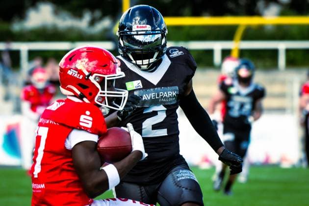 GFL German Football League; Potsdam Royals - Berlin Rebels; 15.06.2024 GFL German Football League; Potsdam Royals - Berlin Rebels Copyright: xBEAUTIFULxSPORTS NicolxMarschallx