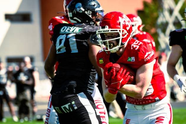 GFL German Football League; Potsdam Royals - Berlin Rebels; 15.06.2024 GFL German Football League; Potsdam Royals - Berlin Rebels Copyright: xBEAUTIFULxSPORTS NicolxMarschallx