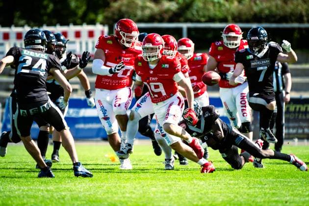 GFL German Football League; Potsdam Royals - Berlin Rebels; 15.06.2024 GFL German Football League; Potsdam Royals - Berlin Rebels Copyright: xBEAUTIFULxSPORTS NicolxMarschallx