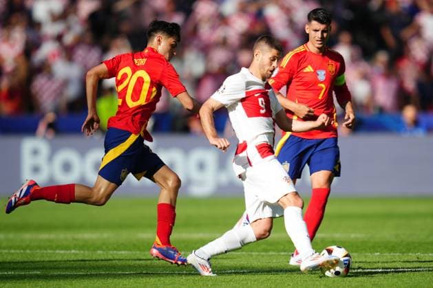 GER: Germany v Scotland. UEFA EURO, EM, Europameisterschaft,Fussball 2024 Andrej Kramaric of Croatia during the UEFA Euro 2024 match between Germany and Scotland, Group A, date 1, played at Allianz Arena Stadium on June 14, 2024 in Munich, Germany. kpng Copyright: xBaguxBlancox xPRESSINPHOTOx PS_240615_ESP_CRO_030