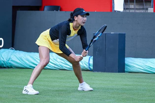 Xinyu Wang (CHN), ecotrans Ladies Open 2024, Berlin, LTTC Rot-Weiß , 15.06.2024, Copyright: xClaudioxGärtnerx
