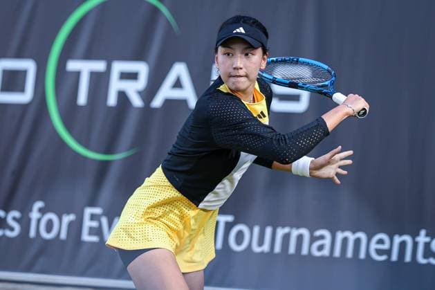 Xinyu Wang (CHN), ecotrans Ladies Open 2024, Berlin, LTTC Rot-Weiß , 15.06.2024, Copyright: xClaudioxGärtnerx