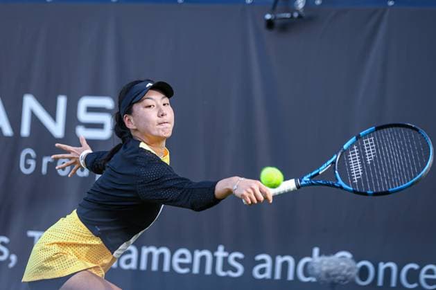 Xinyu Wang (CHN), ecotrans Ladies Open 2024, Berlin, LTTC Rot-Weiß , 15.06.2024, Copyright: xClaudioxGärtnerx