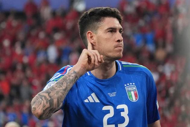 celebrate the goal, Torjubel zum 1:1 Alessandro Bastoni (Italien, Italy, Italia, 23) - Dortmund 15.06.2024: Italien vs. Albanien, EURO2024 M4, Gruppe B, EM-Arena Dortmund