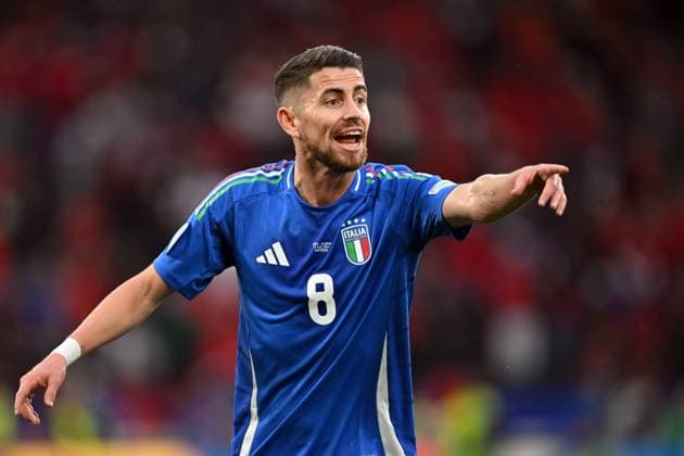 DORTMUND - Jorginho of Italy during the UEFA EURO, EM, Europameisterschaft,Fussball 2024 group B match between Italy and Albania at Signal Iduna Park on June 15, 2024 in Dortmund, Germany. ANP Hollandse Hoogte UEFA EURO 2024 2024 xVIxANPxSportx xGerritxvanxKeulenxIVx 501171128 originalFilename: 501171128.jpg