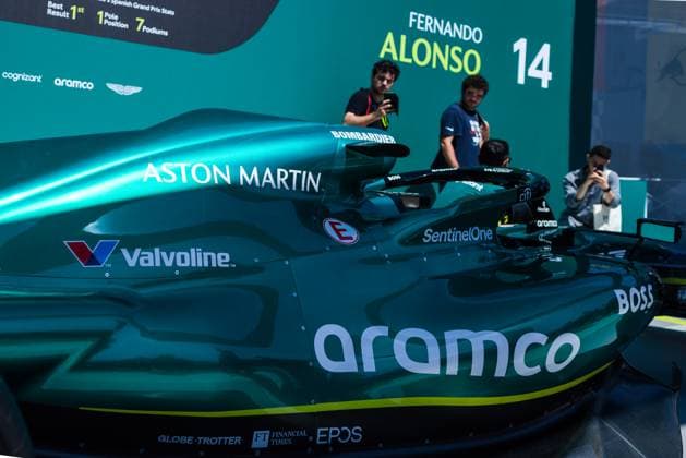 June 15, 2024, Barcelona, Barcelona, Spain: Inauguration of the F1 Barcelona Fan Village for the celebration of the Spanish Formula 1 Grand Prix.at Pl. Catalunya on June 15, 2024 in Barcelona, Spain. Barcelona Spain - ZUMAa181 20240615_zaa_a181_079 Copyright: xJavierxBorregox