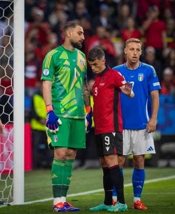 Dortmund, Germany. 15th Jun 2024. Gianluigi Donnarumma (ITA) Jasir Asani (ALB) Italy - Albania Italien - Albanien 15.06.2024