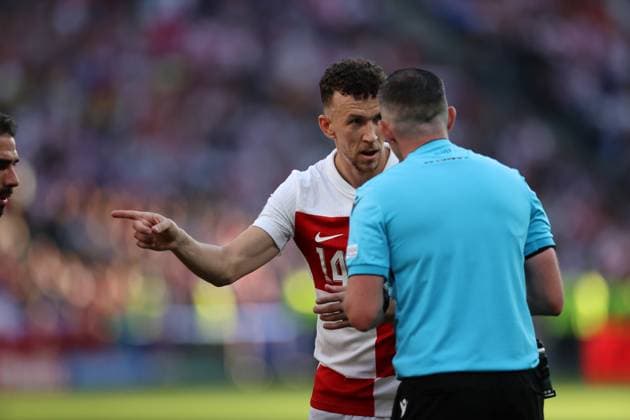 Spain V Croatia: Group B - UEFA EURO, EM, Europameisterschaft,Fussball 2024 Ivan Perisic of Croatia is playing during the UEFA EURO 2024 group stage match between Spain and Croatia at Olympiastadion Berlin in Berlin, Germany, on June 15, 2024. Berlin Germany  Copyright: xMohamadxHosainix originalFilename:amirhosseini-spainvcr240615_nphjO.jpg