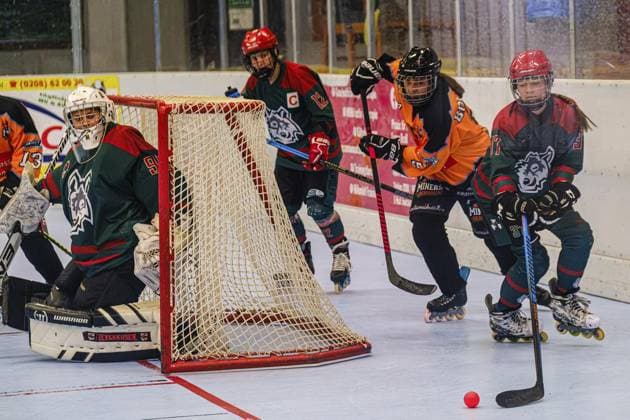 RECORD DATE NOT STATED Skaterhockey Bundelsiga Frauen in Oberhausen ** NUR FÜR REDAKTIONELLE ZWECKE ** EDITORIAL USE ONLY **<p>Skaterhockey Bundelsiga Frauen: Miners Oberhausen - Spreewölfe Berlin am Samstag, 15. Juni 2024 in der Pflugbeil-Arena in Oberhausen.¨ Deutschland NRW Oberhausen Copyright: ChristophxWojtyczka
