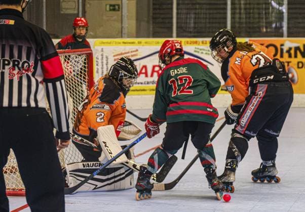 RECORD DATE NOT STATED Skaterhockey Bundelsiga Frauen in Oberhausen ** NUR FÜR REDAKTIONELLE ZWECKE ** EDITORIAL USE ONLY **<p>Skaterhockey Bundelsiga Frauen: Miners Oberhausen - Spreewölfe Berlin am Samstag, 15. Juni 2024 in der Pflugbeil-Arena in Oberhausen.¨ Deutschland NRW Oberhausen Copyright: ChristophxWojtyczka