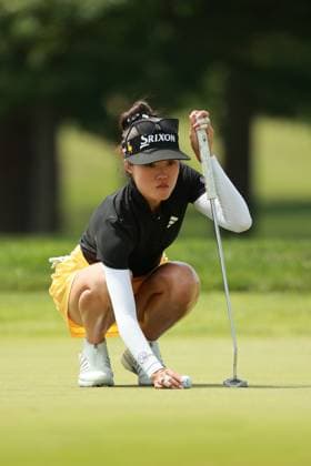 Meijer LPGA, Golf Damen Classic Grace Kim of Australia lines up her putt on the 8th green during Day Three of the Meijer LPGA Classic for Simply Give golf tournament at Blythefield Country Club in Belmont, MI, USA Saturday, June 15, 2024. Belmont Michigan United States  Copyright: xJorgexLemusx originalFilename:lemus-meijerlp240615_npoQ2.jpg