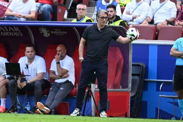 Murat Yakin Coach (Switzerland) during the UEFA EURO, EM, Europameisterschaft,Fussball Germany 2024 match between Hungary 1-3 Switzerland at Cologne Stadium on June 15, 2024 in Cologne, Germany. Noxthirdxpartyxsales  (256543397)
