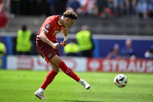 Ruben Vargas (Switzerland) during the UEFA EURO, EM, Europameisterschaft,Fussball Germany 2024 match between Hungary 1-3 Switzerland at Cologne Stadium on June 15, 2024 in Cologne, Germany. Noxthirdxpartyxsales  (256543429)