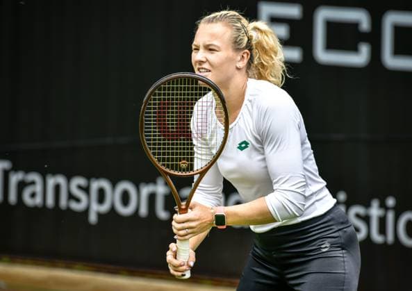 Tennis, ecotrans Ladies Open 2024 in Berlin 15.06.2024, xdanx, Sport Tennis, ecotrans Ladies Open 2024 in Berlin, v.l.Katerina Siniakova (CZE) in Aktion. Berlin Steffi-Graf-Stadion Berlin Germany (DE) Copyright: xDanielxLakomskix