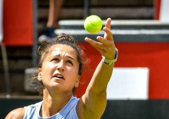 15.06.2024, xlakx, Tennis, ecotrans Ladies Open 2024 in Berlin emspor, v.l.Emina Bektas (USA) zum Aufschlag. Berlin