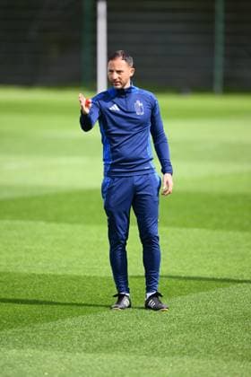 EURO 2024, Nationalteam Belgien, Training Belgium Media Activities - UEFA EURO, EM, Europameisterschaft,Fussball 2024 16 06 2024 FREIBERG AM NECKA, GERMANY - JUNE 16 : Tedesco Domenico head coach of Belgium during a training session of the Belgian Red Devils at the UEFA EURO 2024 European Football Championship tournament on June 16, 2024 in Freiberg am Necka, Germany, 16 06 2024 Freiberg am Necka Germany  Copyright: xVincentxKalutx