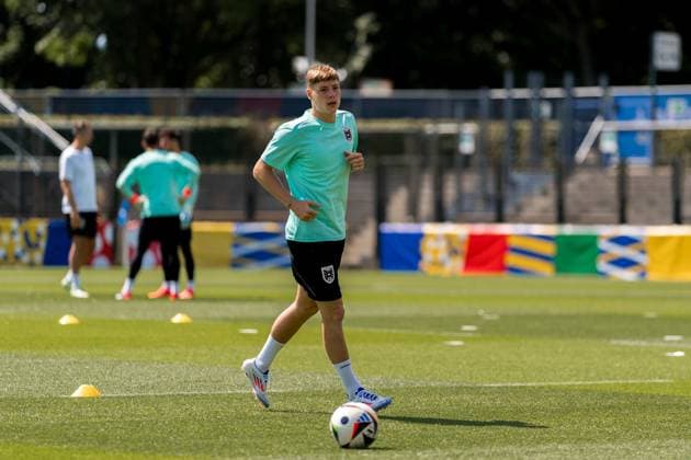 SOCCER - UEFA EURO, EM, Europameisterschaft,Fussball 2024 BERLIN,GERMANY,16.JUN.24 - SOCCER -UEFA EURO 2024, training Team AUT. Image shows Alexander Prass (AUT).  GEPAxpictures xJohannesxFriedl