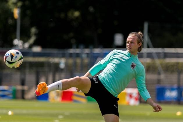 SOCCER - UEFA EURO, EM, Europameisterschaft,Fussball 2024 BERLIN,GERMANY,16.JUN.24 - SOCCER -UEFA EURO 2024, training Team AUT. Image shows Patrick Wimmer (AUT).  GEPAxpictures xJohannesxFriedl