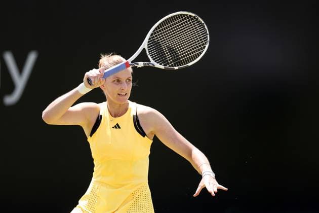 Karolina Pliskova during a Semi Final match against Diane Parry Rothesay Open Nottingham, Day 7, Tennis, Lexus Nottingham Tennis Centre, Nottingham, UK - 16 June 2024  Copyright: xRyanxBrowne Shutterstockx 14523734n