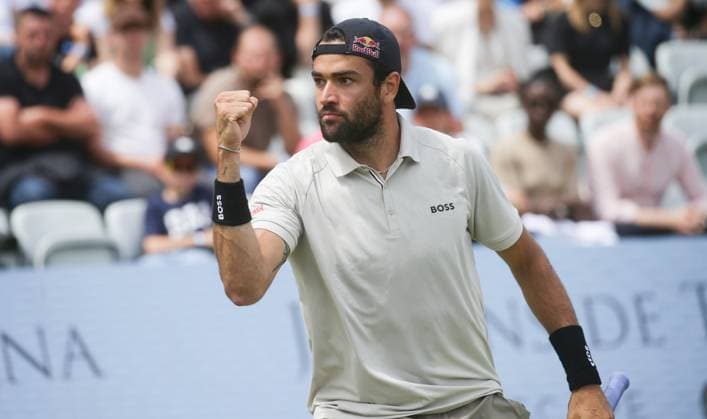 Stuttgart , Finale Weissenhof Tennis BOSS Open , Matteo Berrettini ( ITA )