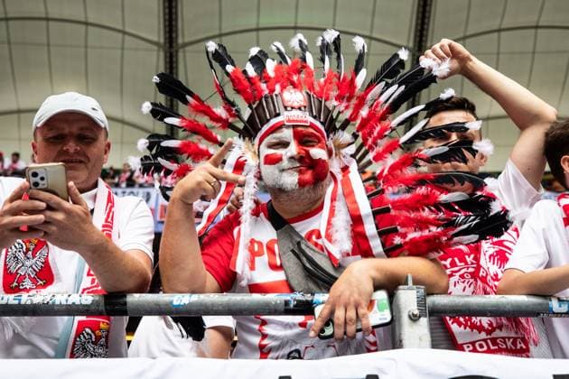 UEFA EURO, EM, Europameisterschaft,Fussball 2024: Polen - Niederlande; 16.06.2024 Fans von Polen UEFA EURO 2024: Polen - Niederlande; Volksparkstadion, Hamburg; 16.06.2024 Copyright: xBEAUTIFULxSPORTS Buriakovx