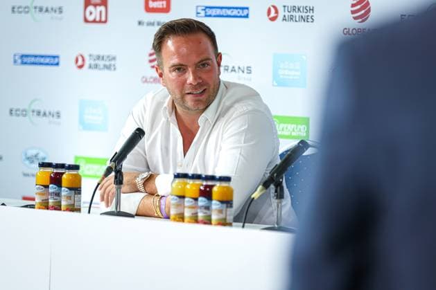 Bartosz Wojszins (Gründer der ecotrans Group) - Eröffnungs-Pressekonferenz, ecotrans Ladies Open 2024, Berlin, LTTC Rot-Weiß , 16.06.2024, Copyright: xClaudioxGärtnerx