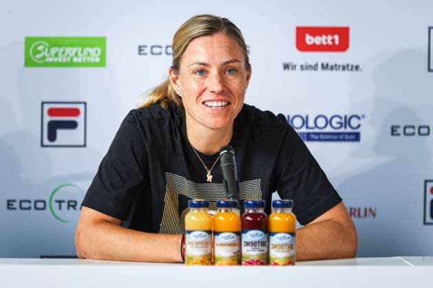 Sport Bilder des Tages Angelique Kerber (GER), Eröffnungs-Pressekonferenz, ecotrans Ladies Open 2024, Berlin, LTTC Rot-Weiß , 16.06.2024, Copyright: xClaudioxGärtnerx