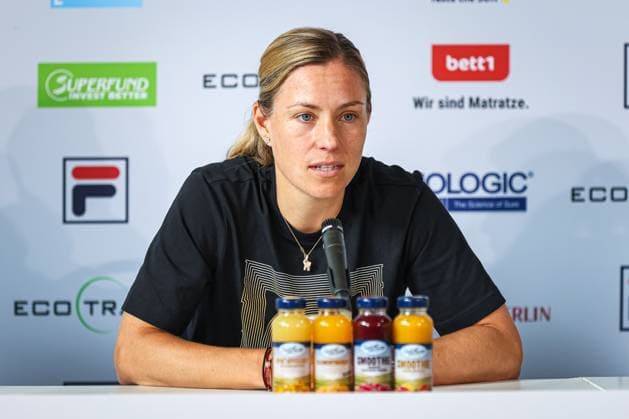 Angelique Kerber (GER), Eröffnungs-Pressekonferenz, ecotrans Ladies Open 2024, Berlin, LTTC Rot-Weiß , 16.06.2024, Copyright: xClaudioxGärtnerx