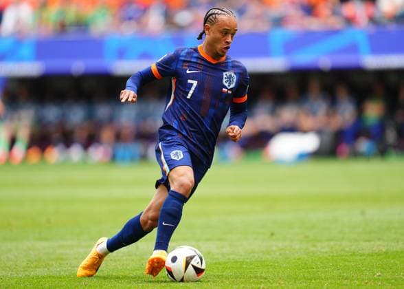 GER: Poland v Netherlands. UEFA EURO, EM, Europameisterschaft,Fussball 2024 Xavi Simons of Netherlands during the UEFA Euro 2024 match between Poland and Netherlands, Group D, date 1, played at Volksparkstadion on June 16, 2024 in Hamburg, Germany. kpng Copyright: xBaguxBlancox xxPRESSINPHOTOx PS_240616_POL_HOL_014