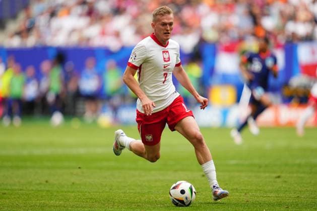 GER: Poland v Netherlands. UEFA EURO, EM, Europameisterschaft,Fussball 2024 Karol Swiderski of Poland during the UEFA Euro 2024 match between Poland and Netherlands, Group D, date 1, played at Volksparkstadion on June 16, 2024 in Hamburg, Germany. kpng Copyright: xBaguxBlancox xxPRESSINPHOTOx PS_240616_POL_HOL_068