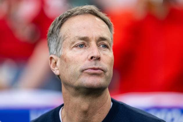 240616 Head coach Kasper Hjulmand of Denmark ahead of the UEFA EURO, EM, Europameisterschaft,Fussball 2024 Football Championship match between Slovenia and Denmark on June 16, 2024 in Stuttgart. Photo: Mathias Bergeld BILDBYRAN kod MB MB0936 fotboll football soccer fotball fotbolls-em europamästerskap em uefa euro uefa european football championship euro 2024 slovenien slovenia danmark denmark bbeng Copyright: MATHIASxBERGELD BB240616MB042