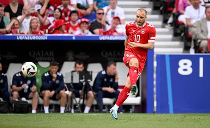 Fussball Euro 2024 Eroeffungsspiel Gruppe C 16.06.2024 Slowenien - Daenemark Christian Eriksen (Daenemark)