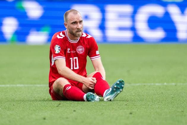 240616 Christian Eriksen of Denmark during the UEFA EURO, EM, Europameisterschaft,Fussball 2024 Football Championship match between Slovenia and Denmark on June 16, 2024 in Stuttgart. Photo: Mathias Bergeld BILDBYRAN kod MB MB0936 fotboll football soccer fotball fotbolls-em europamästerskap em uefa euro uefa european football championship euro 2024 slovenien slovenia danmark denmark bbeng depp Copyright: MATHIASxBERGELD BB240616MB075