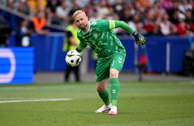 Fussball Euro 2024 Eroeffungsspiel Gruppe C 16.06.2024 Slowenien - Daenemark Torwart Kasper Schmeichel (Daenemark)