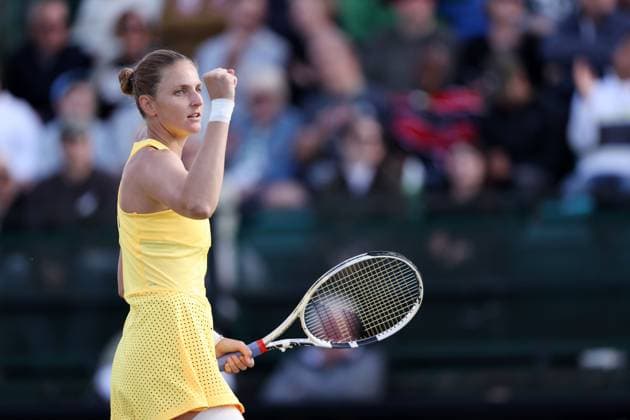 Karolina Pliskova during the Final match against Katie Boulter. Rothesay Open Nottingham, Day 7, Tennis, Lexus Nottingham Tennis Centre, Nottingham, UK - 16 June 2024  Copyright: xRyanxBrowne Shutterstockx 14523734bm